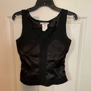 Black designer vest